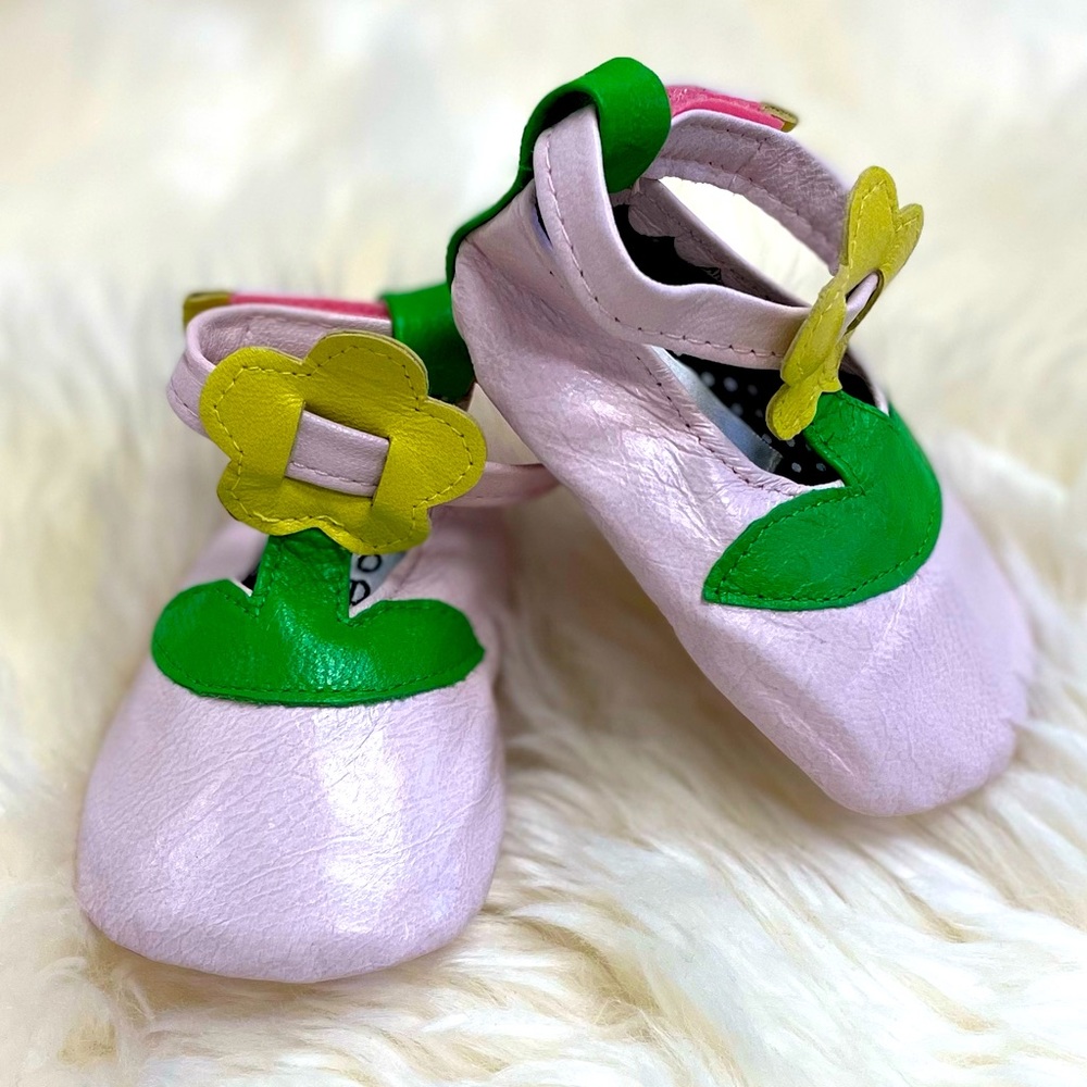 Goody Goody Pink Leather Infant/baby Shoes, NWT, 0-6 months